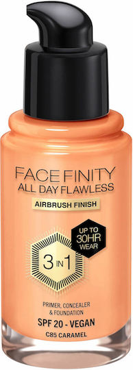 Max Factor Facefinity All Day Flawless Flüssig LSF20 C85 Caramel 30ml