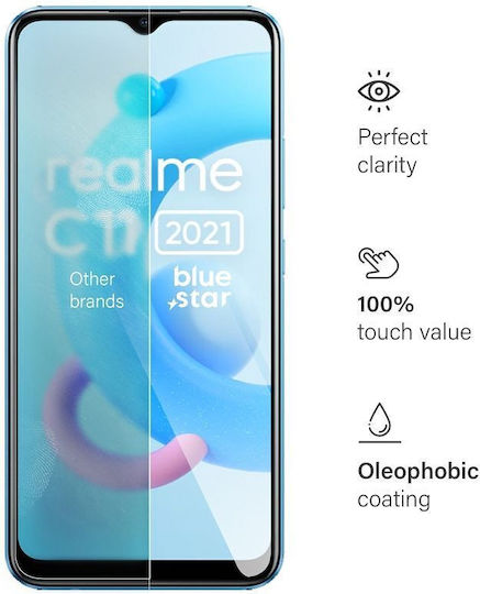 Blue Star Gehärtetes Glas (Realme C11)