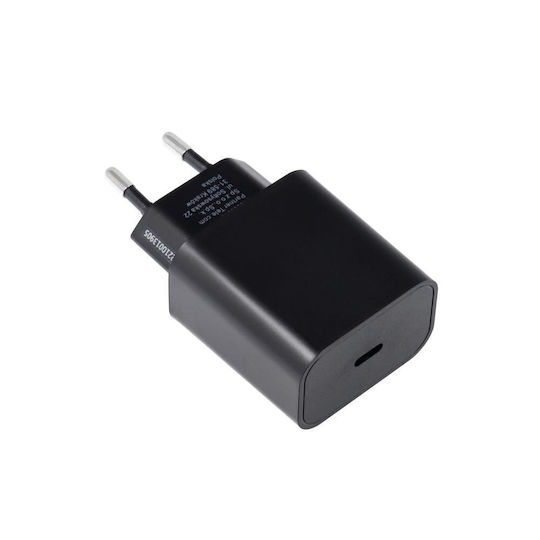 Blue Star Φορτιστής Χωρίς Καλώδιο με Θύρα USB-C Power Delivery / Quick Charge 4.0 Μαύρος (TFB-TC-25WPDB)