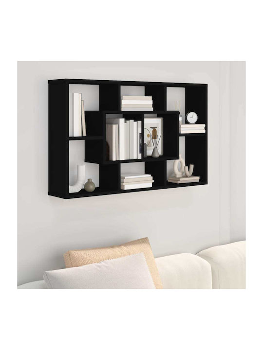 Shelf Wall Black 85x16x52.5cm