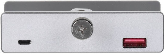 Orico MH4PU-P 4-Port USB 3.0 Hub with USB-A Connection Silver