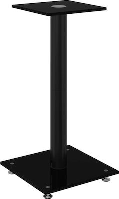 vidaXL Floor Standing Speaker Stands (Pair) Black