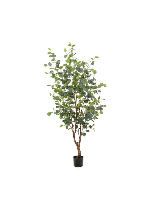 Emerald Artificial Plant in Pot Eucalyptus Green 140cm 1pcs