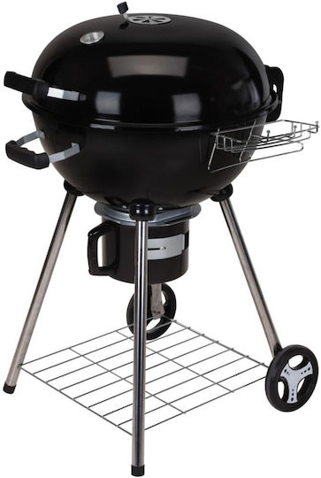 vidaXL Charcoal Grill Kettle with Lid and Thermometer 54cmx54cm