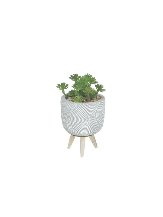 The Home Deco Factory Artificial Plant in Small Pot Green 8cm 1pcs