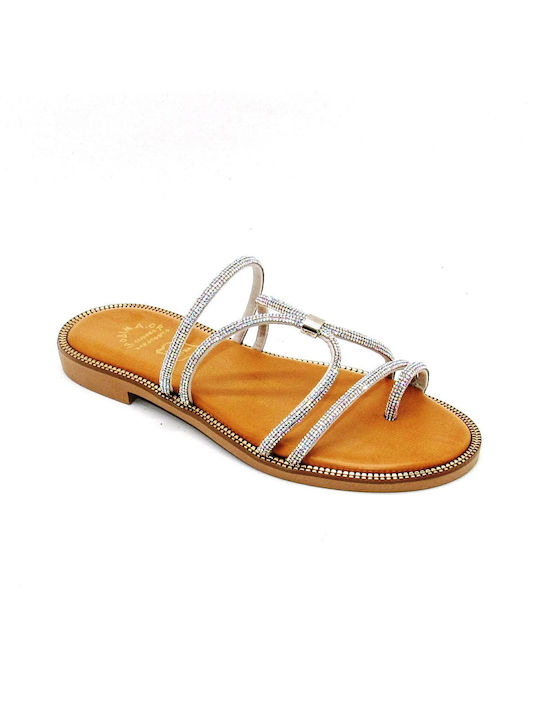 Greek sandals IPD F112 Multi Iridescent