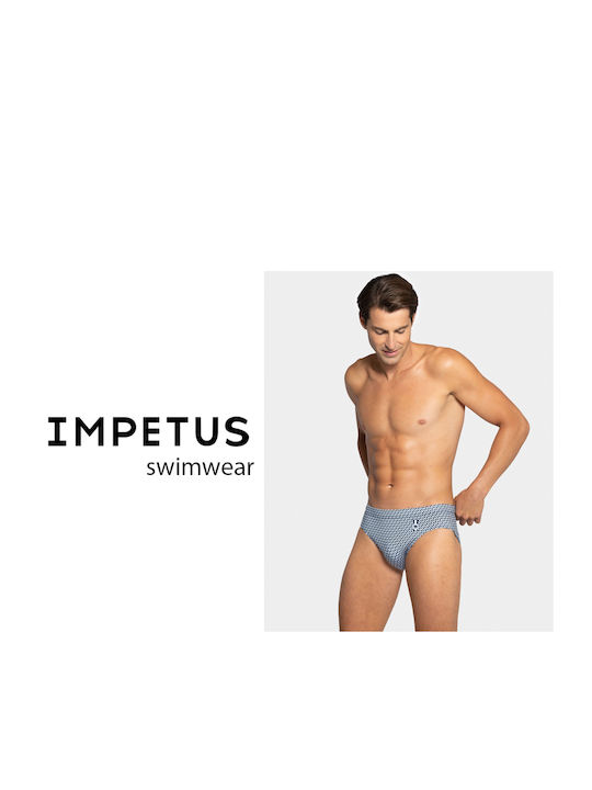 Swimwear Impetus 1913L3500-NBD04 Microprint Impetus Blue