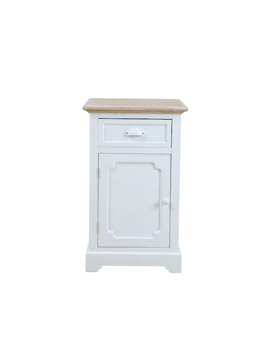 Wooden Bedside Table 35x43x71cm