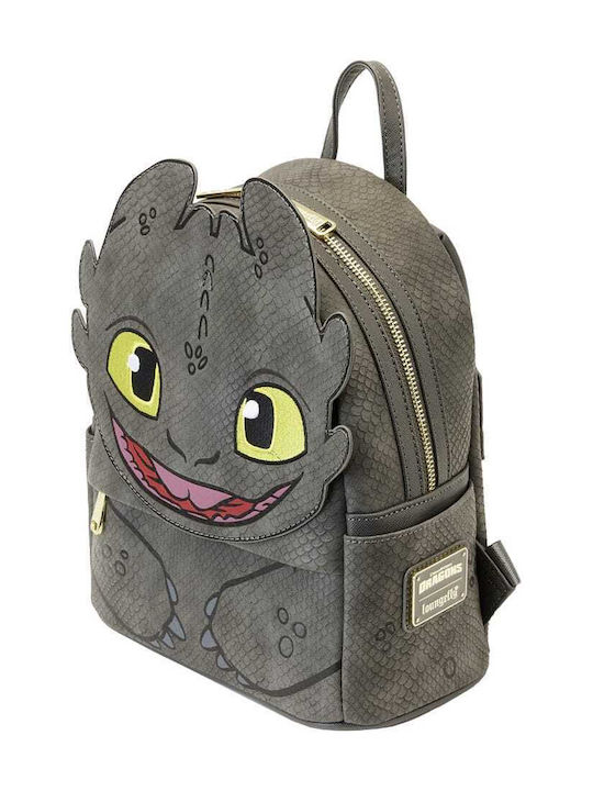 Loungefly How To Train Your Dragon Toothless Kinder Rucksack Grau 25x23x12cm Dreamworks How To Train Your Dragon Toothless Cosplay Mini