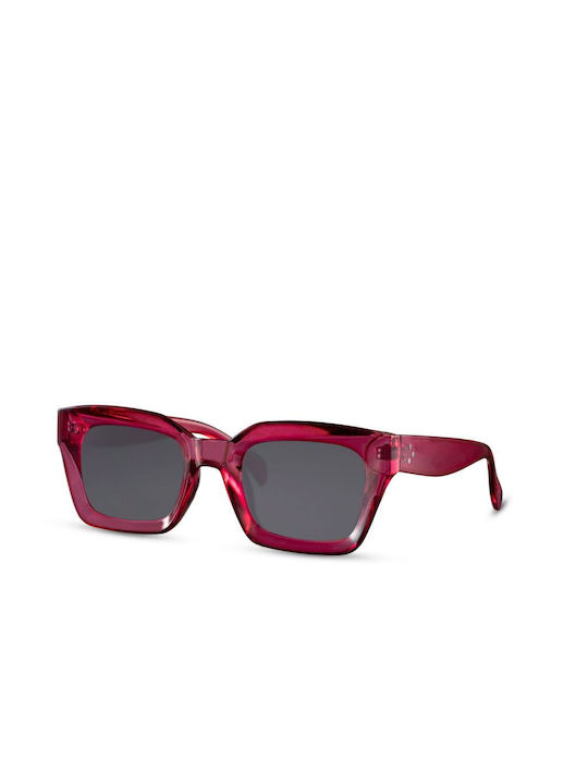Solo-Solis Sonnenbrillen mit Rosa Rahmen und Schwarz Linse NDL6399