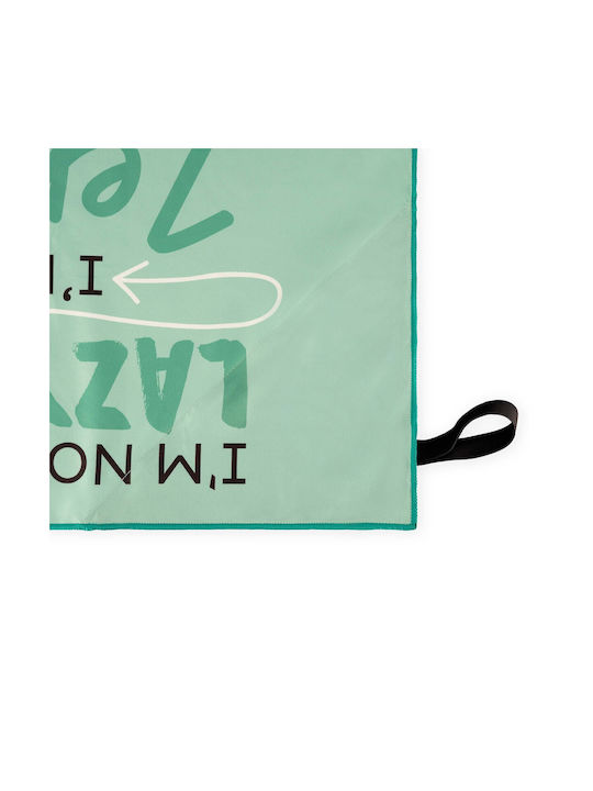 Legami Milano Panda Gym Towel Microfiber Green 80x45cm