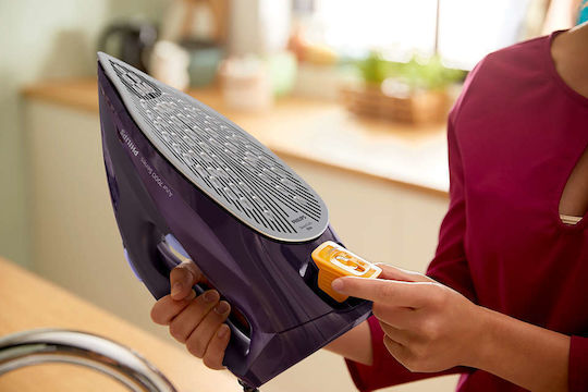 Philips Steam Iron 2800W with Continuous Steam Supply 50g/min Purple