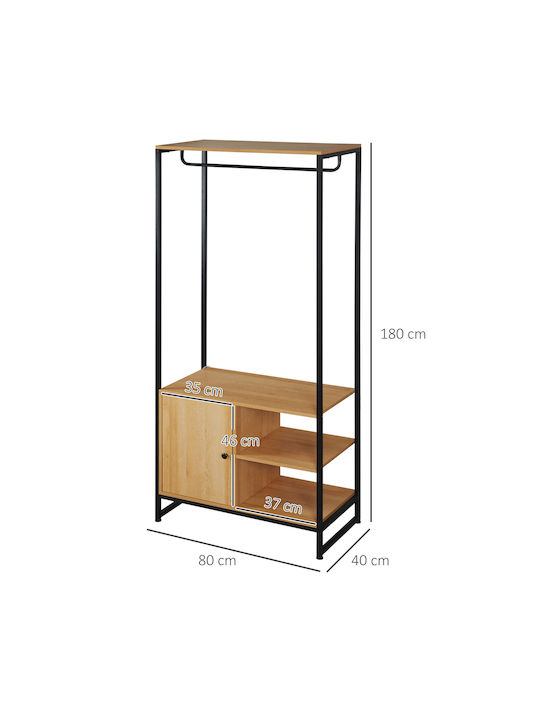 Антре с Закачалка & Шкаф за обувки 80x40x180бр