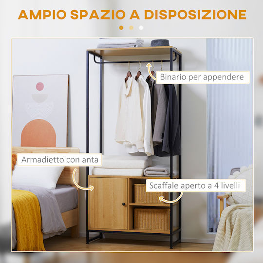 Mobilier de Intrare cu Cuier & Dulap pentru Pantofi 80x40x180cm