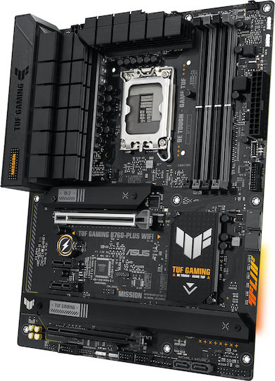 Asus TUF GAMING B760M-PLUS WIFI Motherboard ATX με Intel 1700 Socket 90MB1ET0-M0EAY0