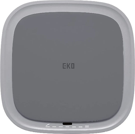 Eko Eko Mülleimer Kunststoff mit Sensor Grau 30lt