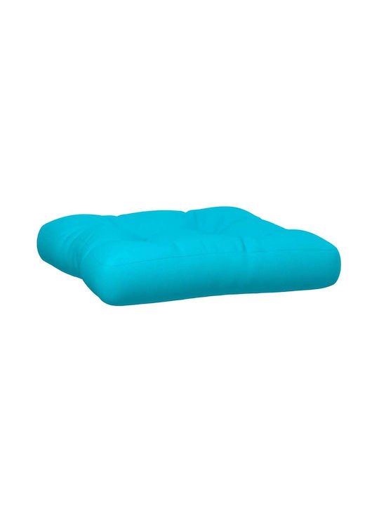 vidaXL Pernă Scaunului De Grădină Waterproof Cu Spătar Turcoaz 2 Buc 61.5x60 cm