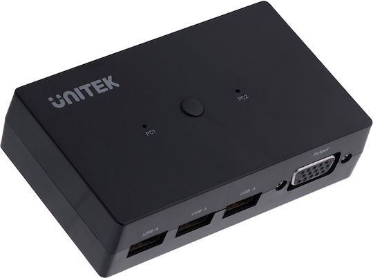 Unitek U-8709ABK KVM & Data Switch