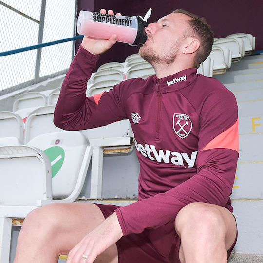Soccer Supplement Whey 90 Πρωτεΐνη Ορού Γάλακτος Χωρίς Γλουτένη με Γεύση Φράουλα 1kg