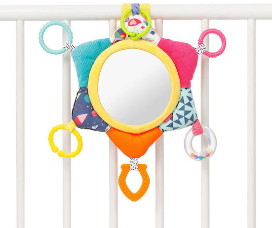 Alouette Pendant Toy for Car with Teether and Mirror Sun for 0++ Months