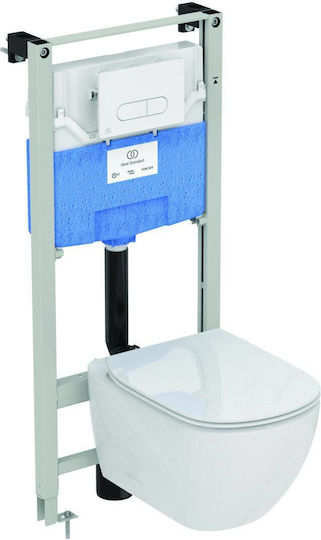 Ideal Standard Prosys Εντοιχιζόμενο Πλαστικό Καζανάκι Ορθογώνιο Χαμηλής Πίεσης