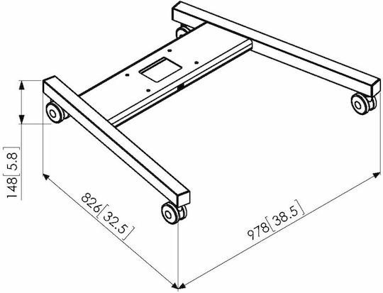 Vogel's PFT 8520 Αντάπτορας VESA Μαύρο 7328520