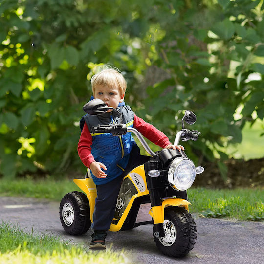Kids Motorbike Licensed Electric Yellow