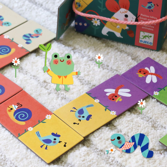 Brettspiel Domino Small Animals 3+ Jahre Djeco