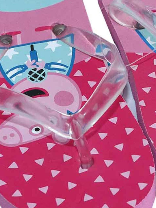 Kids Flip Flops Peppa Pig Transparent