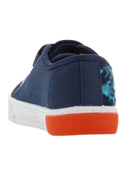 Παιδικά Sneakers με Σκρατς & Φωτάκια Μπλε