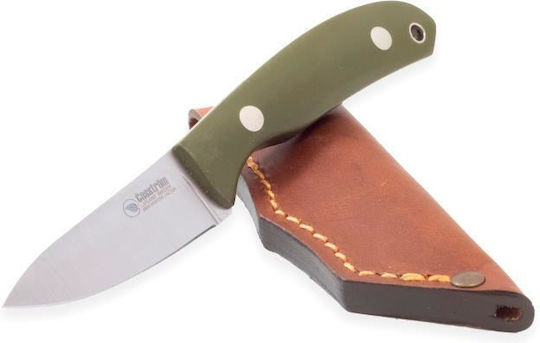 Casstrom Safari Mini Hunter Stabilised G10 Μαχαίρι Πράσινο σε Δερμάτινη Θήκη