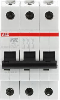 Abb Automatic Circuit Breaker 10A Triple-pole AC 70422