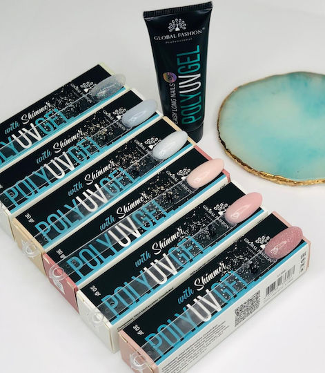 Global Fashion Acrygel Falsche Nagelgel 02 White 30gr