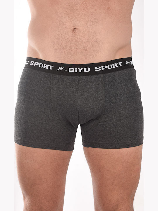 Sport PBS Ανδρικά Μποξεράκια Γκρι 6Pack
