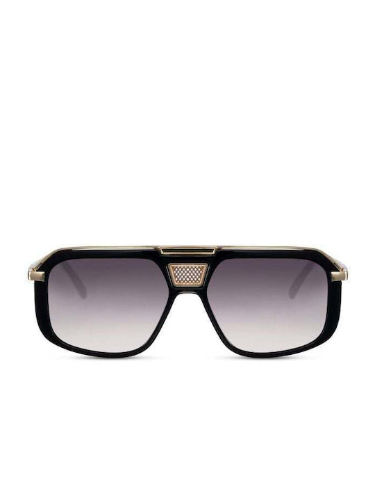 Solo-Solis Sonnenbrillen mit Schwarz Rahmen und Gray Verlaufsfarbe Linse NDL5555