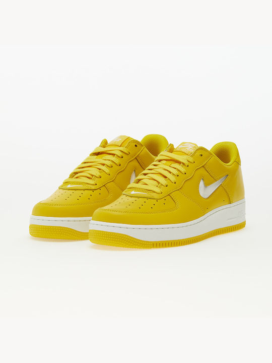 Nike Air Force 1 Low Retro Ανδρικά Sneakers Speed Yellow / Summit White