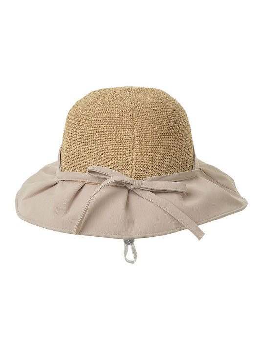 Ble Resort Collection Γυναικείο Ψάθινο Καπέλο Cloche Μπεζ