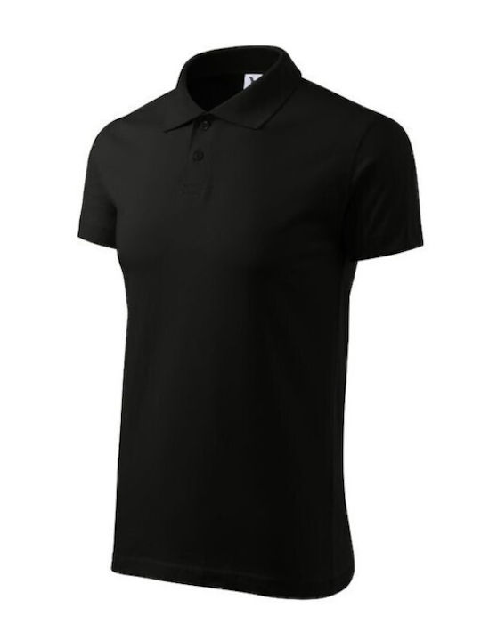 Malfini Men's Short Sleeve Promotional Blouse Black