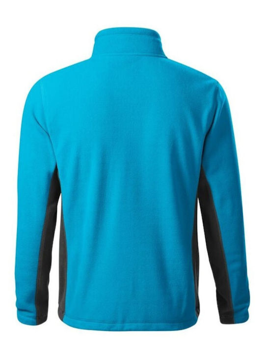 Malfini Men's Long Sleeve Promotional Cardigan Turquoise