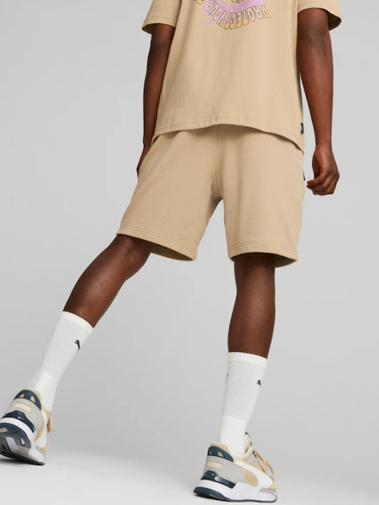 PUMA Downtown Αθλητική Ανδρική Βερμούδα Μπεζ