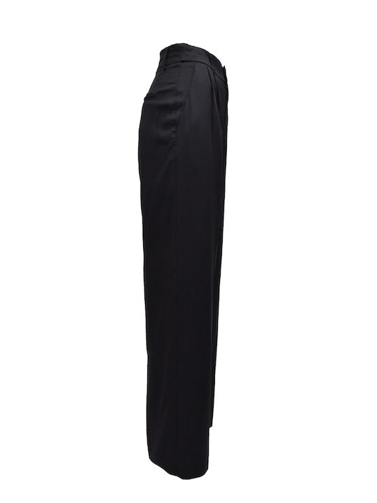 GRACE & MILA NOIR LONG FLOWY PANTALON - CELYAN NOIR