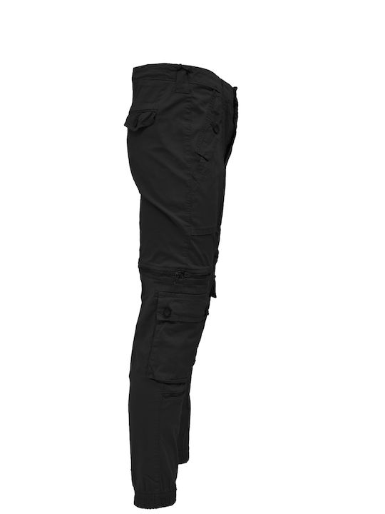 XAGON MAN CARGO PANTS - S413C NERO