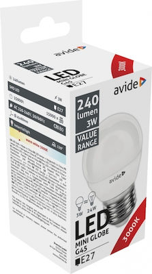 Avide ABBMG27WW-3W Becuri LED pentru Soclu E27 Alb cald 1buc
