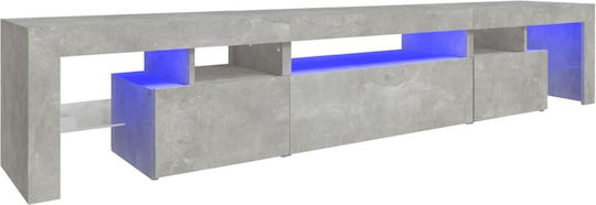 TV-Ständer mit LED-Beleuchtung Graue M215xP36.5xH40cm