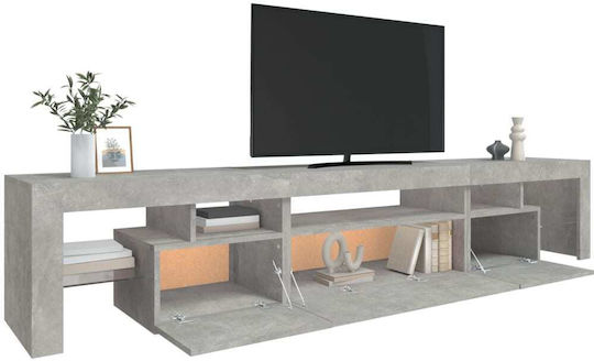 TV-Ständer mit LED-Beleuchtung Graue M215xP36.5xH40cm