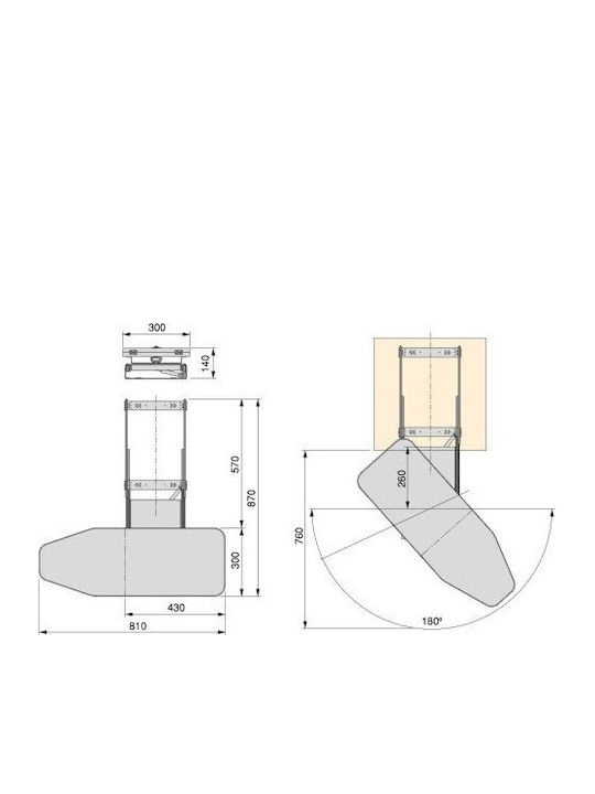 Emuca Ironing Board for Steam Iron Foldable 81x30cm
