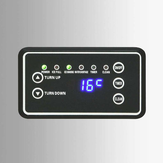 vidaXL Ice Machine with Daily Production 45kg 153682