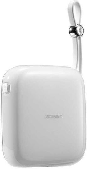 Joyroom Jelly Series JR-L003 Power Bank 10000mAh 22.5W с USB-A порт и USB-C порт Бял