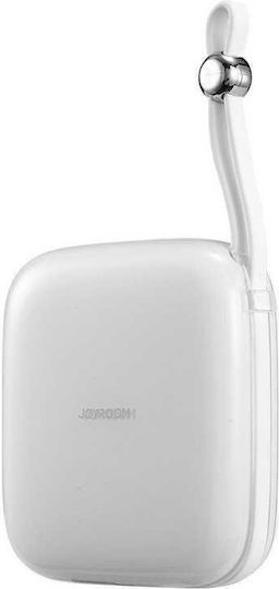 Joyroom Jelly Series JR-L003 Power Bank 10000mAh 22.5W с USB-A порт и USB-C порт Бял