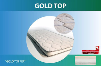 Achaia Strom Semi Double Latex Mattress Topper Gold Top 120x190x6cm